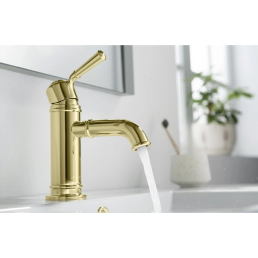 Смеситель для раковины AQUATEK Классик AQ1510PG однорычажный золото
